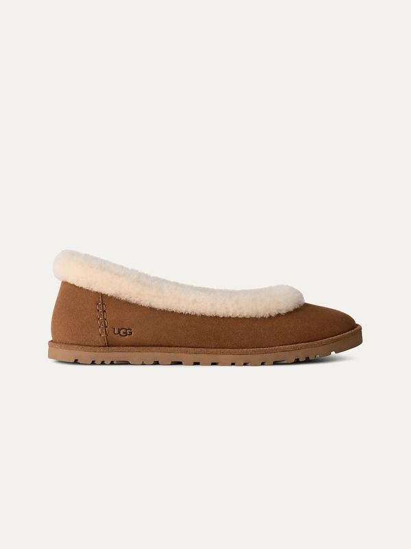 UGG Zora Ballet Flat Chestnut