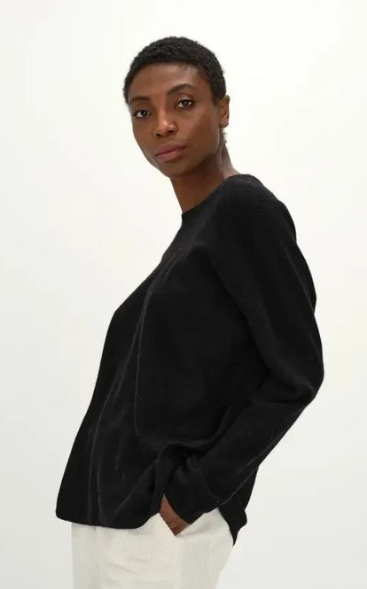 Hovedbilde Davida Curved Sweater Black