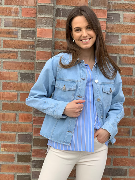 Bilde av Gestuz Dacy Shirt Light Blue