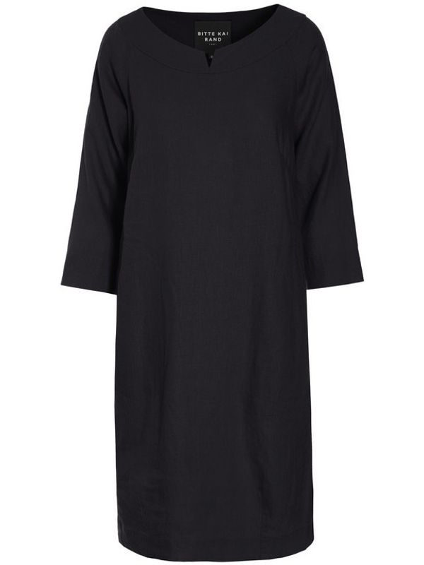 Bitte Kai Rand Lazy Linen Dress Black