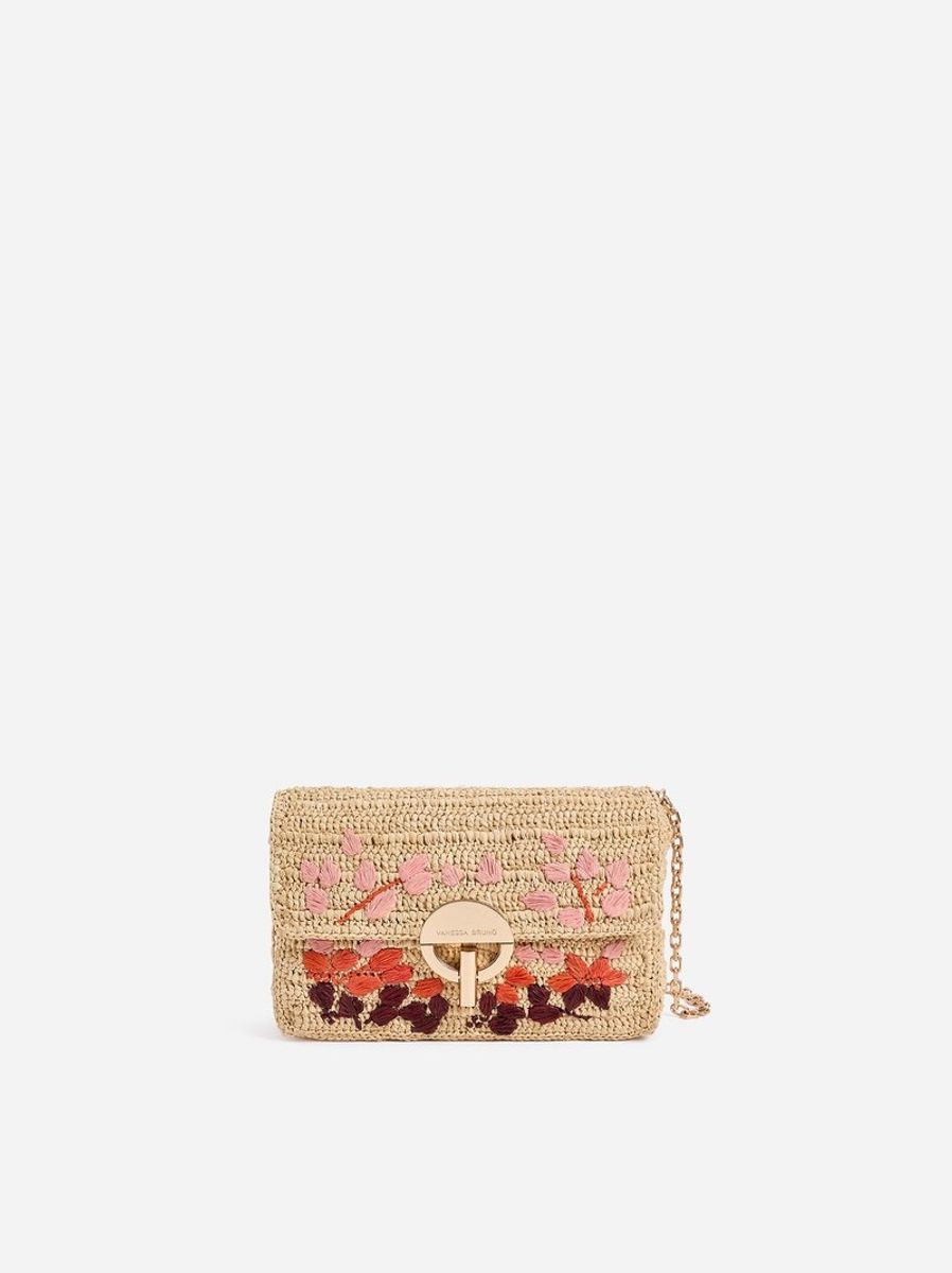 Vanessa Bruno Moon Moyen Bag Multicolor/Rose