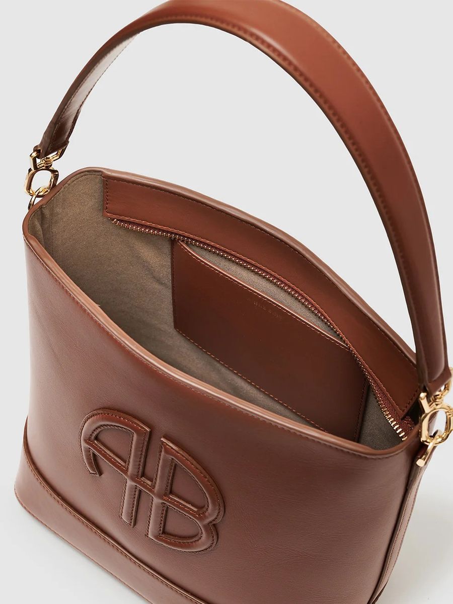 Anine Bing Lili Bucket Bag Cognac