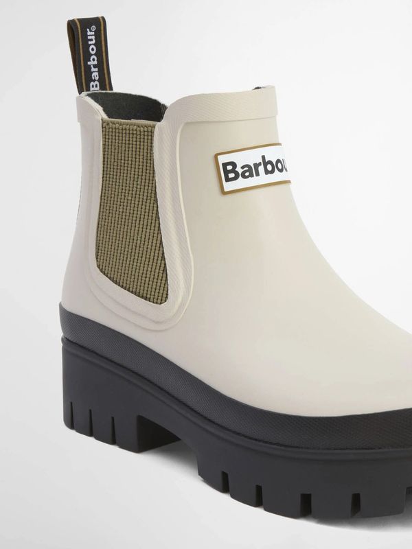 Barbour Halton Welly Light Oak/Bleached Olive