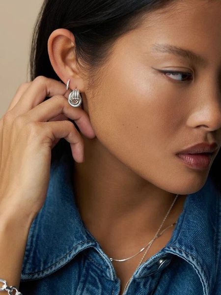 Hovedbilde Orelia Mini Interlocking Stud ...