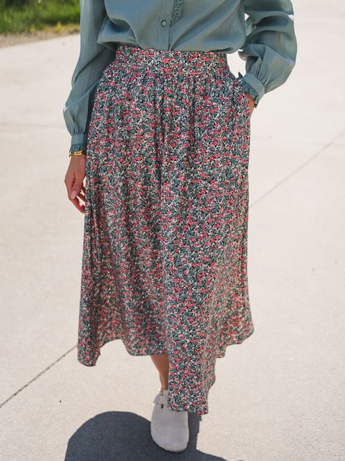 Hovedbilde RAUS Astrid HW Skirt C Green ...