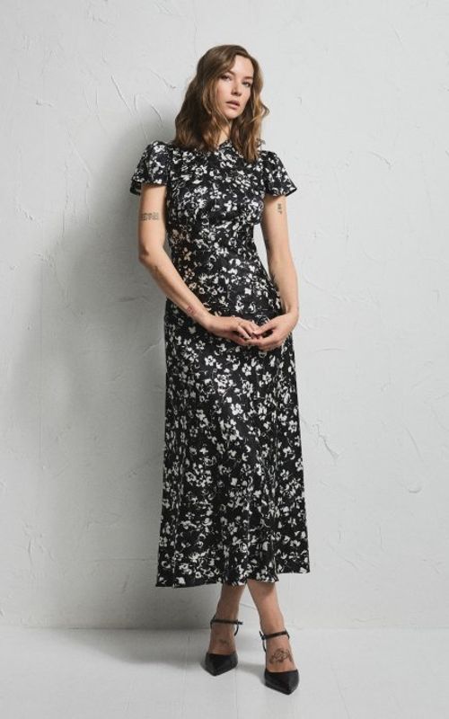 Pia Tjelta Addison Floral Dress Primrose Black