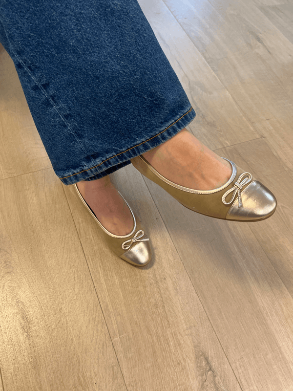 Copenhagen Shoes Good Luck Nude/Gold