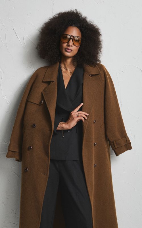 Pia Tjelta My Wool Coat Brown