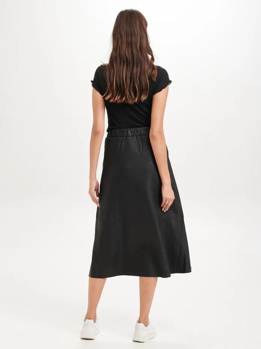 BTF-CPH Sophie Leather Skirt Black