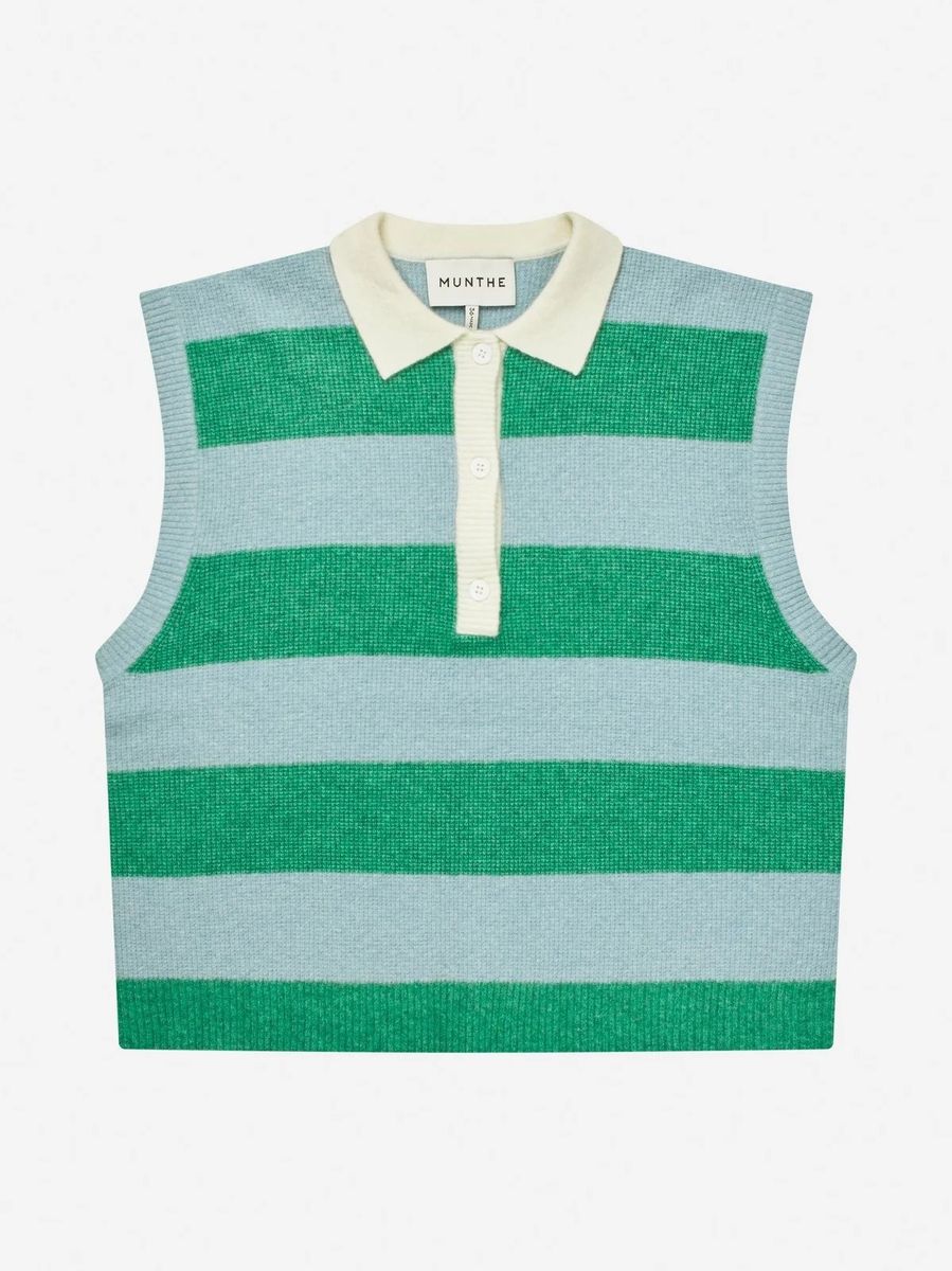 Munthe Bracha Knit Stripe Green