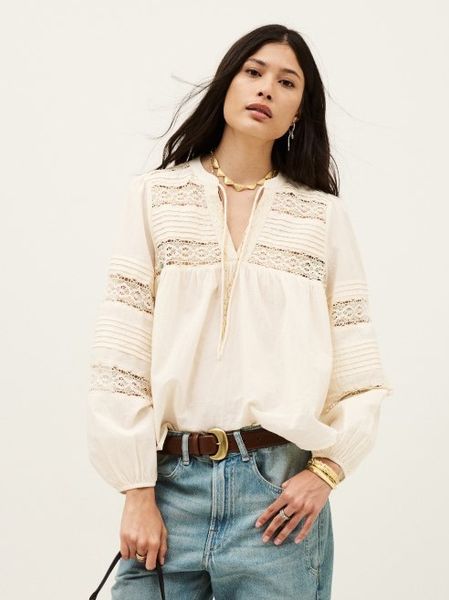 Hovedbilde ba&sh Nemi Blouse Ecru