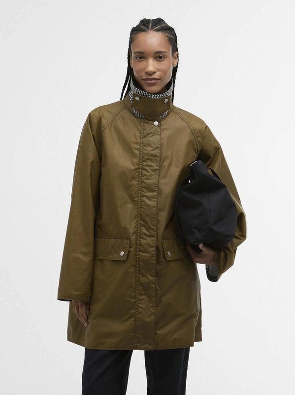 Barbour Wren Wak Jacket Royal Sand/Navy Gingham Check