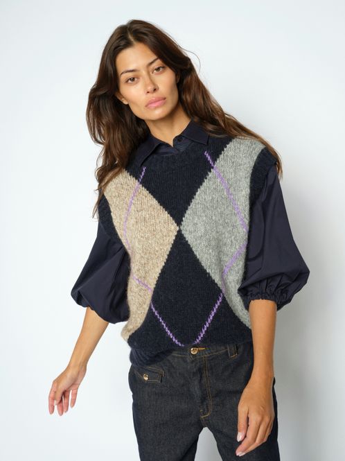 Hovedbilde Mos Mosh Jennine Knit Vest ...
