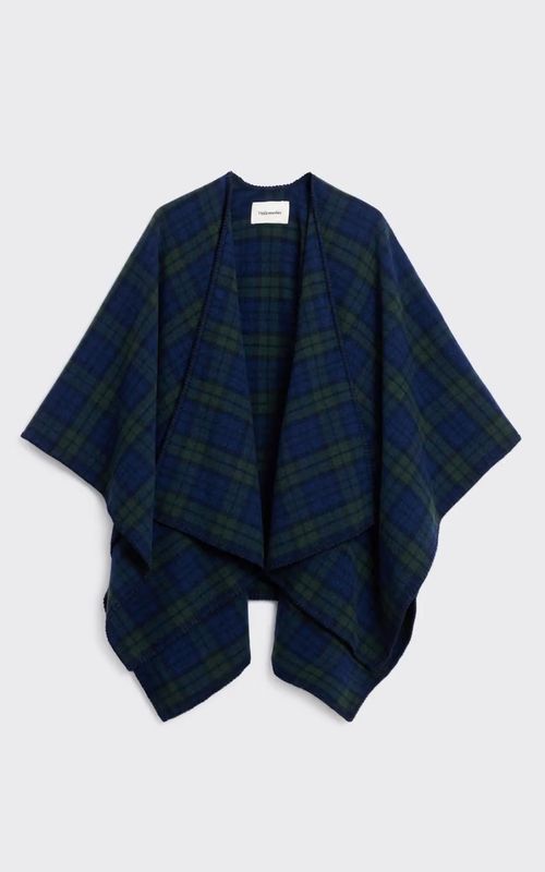 Holzweiler Tableau Poncho Navy Check