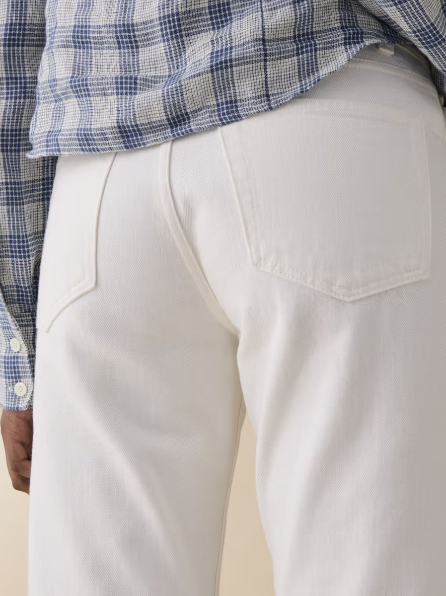 Jeanerica Sisli Cropped Natural White