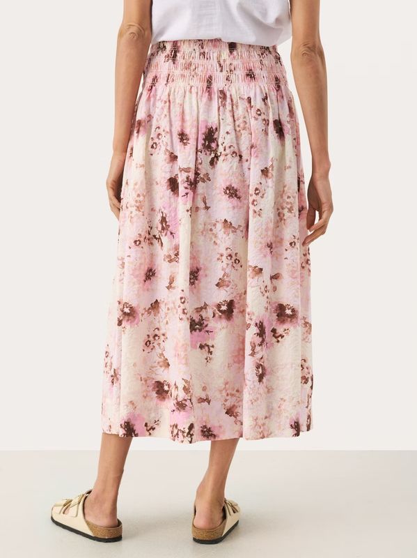 Part Two Rosabell Skirt Pink Nectar Scattered Flower