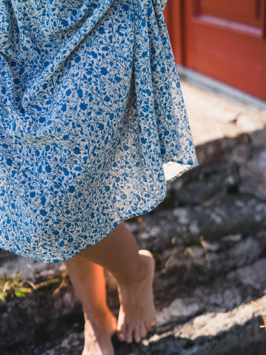 Raus Astrid Midi Dress Q Harbor Flower