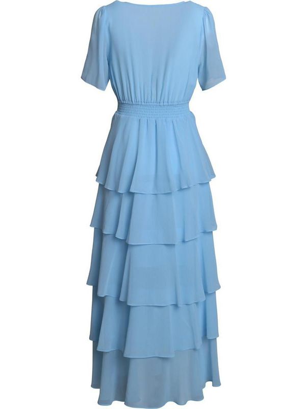 Hale Bob Imogene Solid Dress Blue