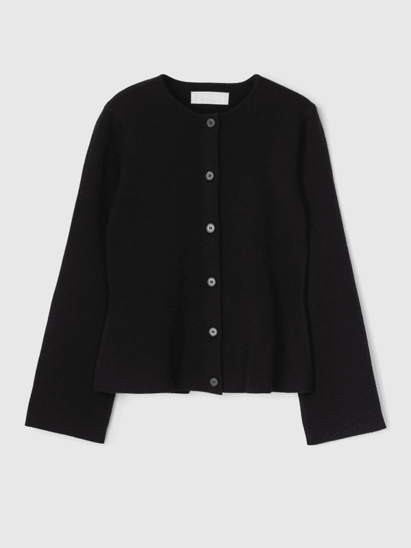Fwss Milano Knit Wool Blazer Jet Black