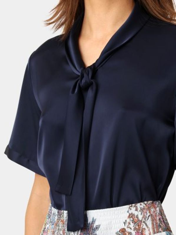 Karmamia Audrey Blouse Semi Rich Ink Blue