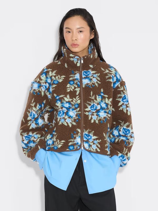 Holzweiler Rype Fleece Jacket Brown Mix