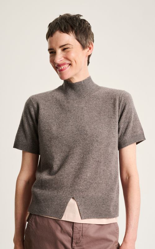 Bitte Kai Rand Kumo Cashmere Short Sleeve Shark Melange