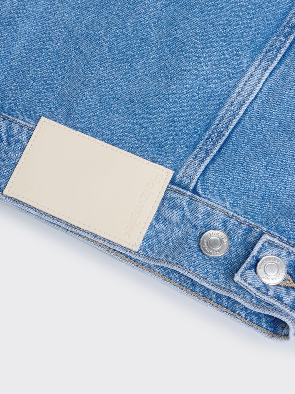 Holzweiler Cropped Denim Jacket Lt. Blue