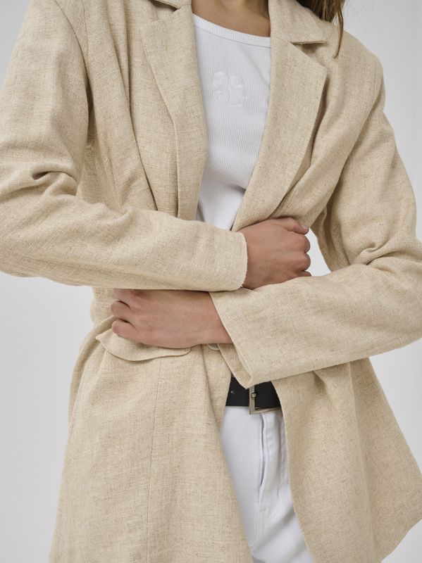 My Essential Wardrobe Lavita Blazer Oatmel Melange