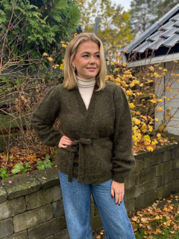 Rêve Andrea Wrap Cardigan Winter Mose