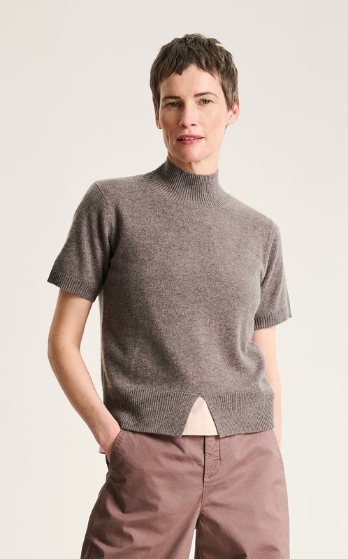 Bitte Kai Rand Kumo Cashmere Short Sleeve Shark Melange