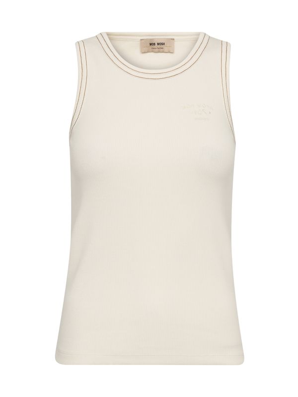 Mos Mosh Ara Rib Tank Top Ecru