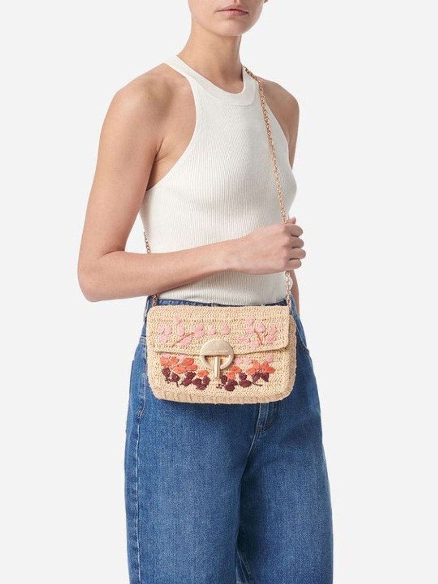 Vanessa Bruno Moon Moyen Bag Multicolor/Rose