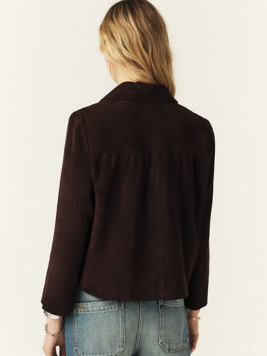 ba&sh Milas Jacket Brown