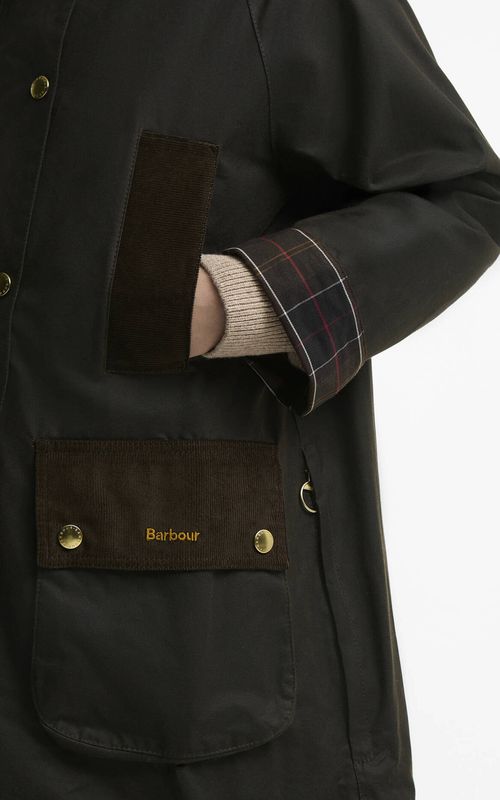 Barbour Icons Modern Beaufort Waxed Jacket Olive