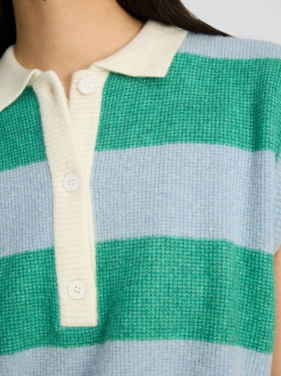 Munthe Bracha Knit Stripe Green