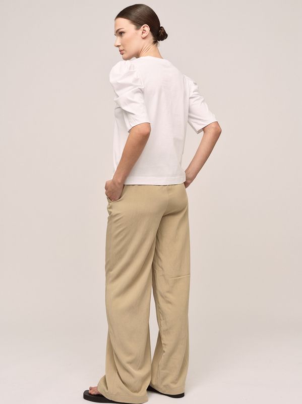 Once Untold Glint Trouser Warm Sand