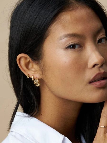 Hovedbilde Orelia Mini Interlocking Stud ...