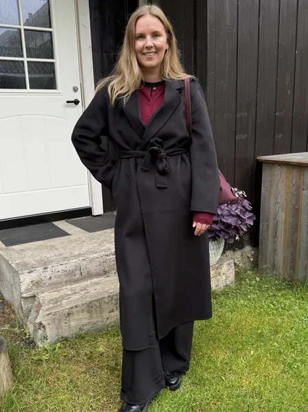 Hovedbilde Fwss Double Wrap Coat Jet ...