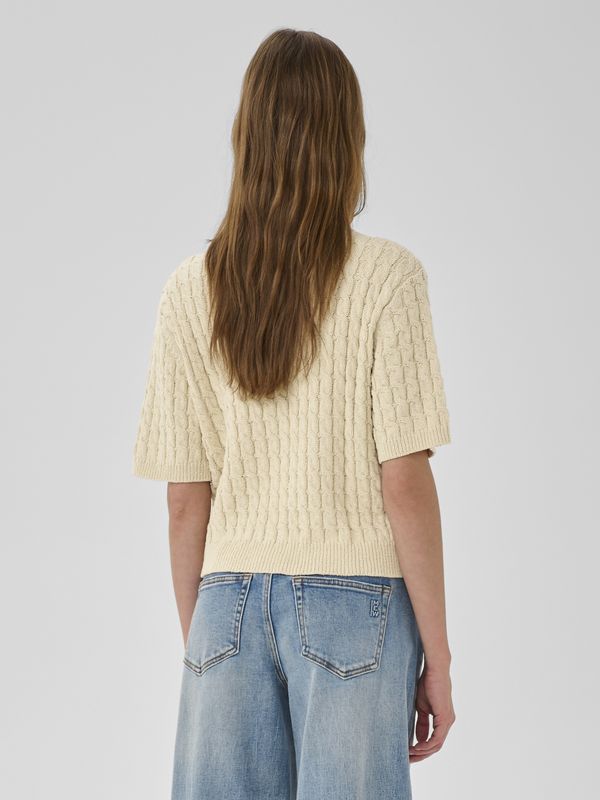My Essential Wardrobe Diva Knit Cardigan Brown Rice