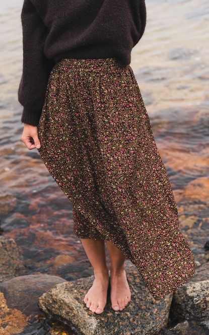 Hovedbilde RAUS Astrid HW Skirt BLK ...