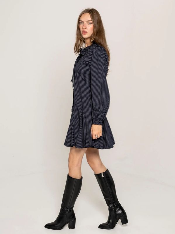 MissMaya Vivienne Dress Pinstripe