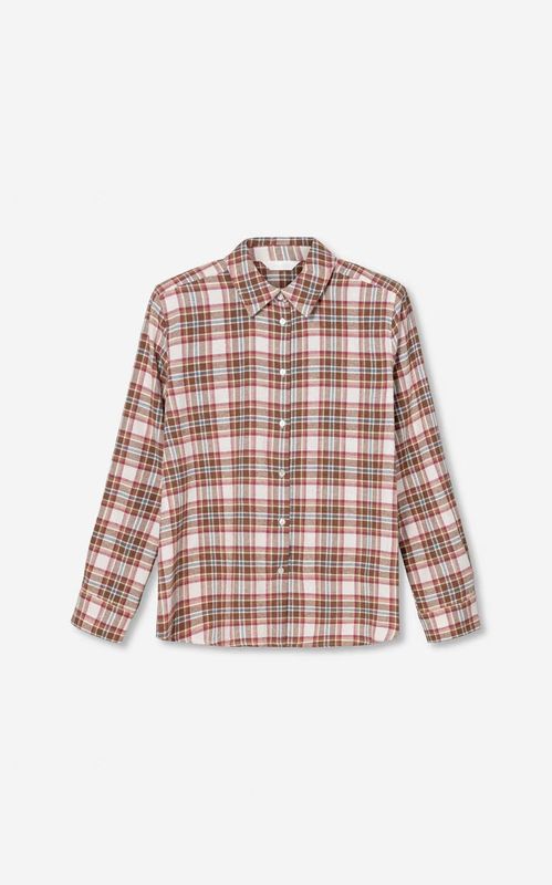 Camilla Pihl Joan Flanell Shirt Red Check