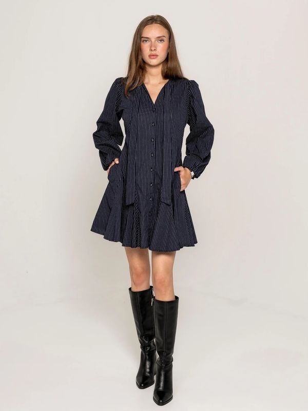 MissMaya Vivienne Dress Pinstripe