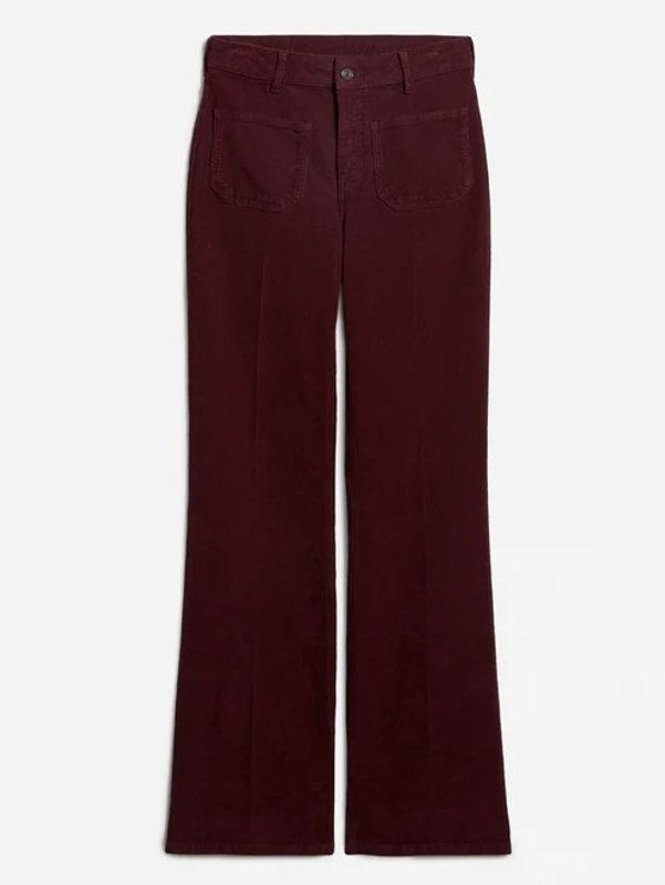 Vanessa Bruno Dompay Pants Flare Bordeaux