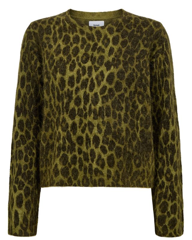 Nümph Riette Leo Pullover Calla Green