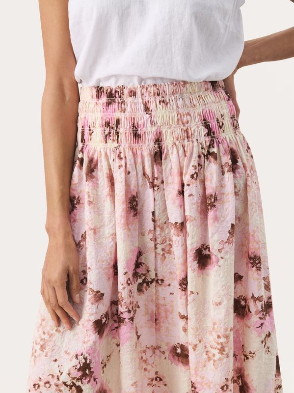 Part Two Rosabell Skirt Pink Nectar Scattered Flower
