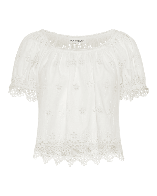 Pia Tjelta Leonora Top White