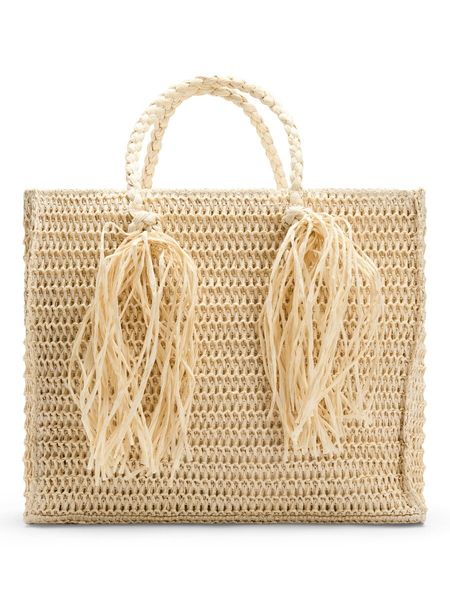 Hovedbilde ella&il Rikke Straw Bag Beige