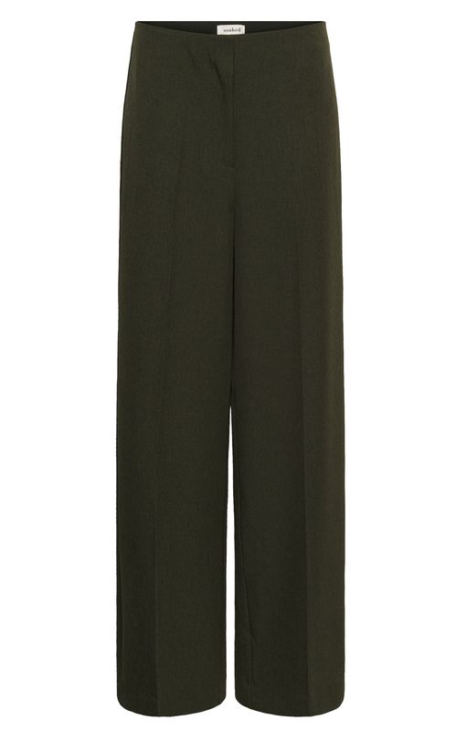Soaked Lilu Corinne Wide Long Pants Rosin Melange