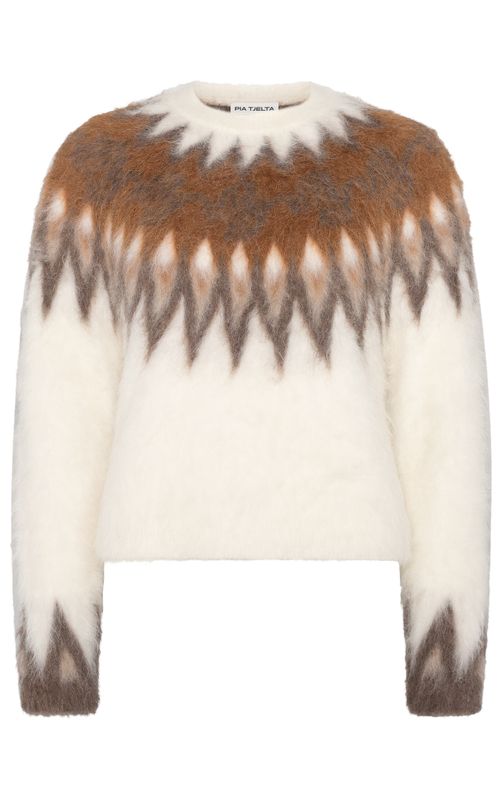 Pia Tjelta Era Sweater Brown/Beige/Cream